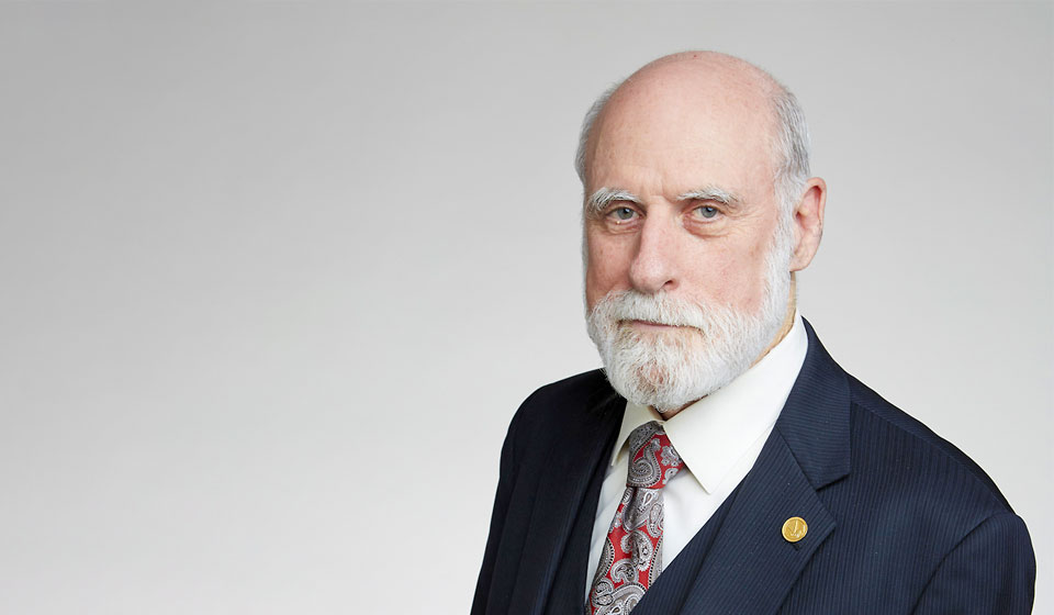 Vint Cerf at the Royal Society admissions day in 2016